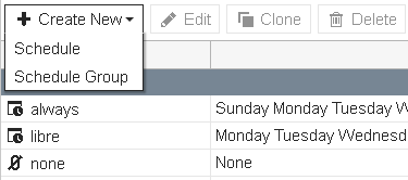 creacion de horarios de equipos fortigate 3