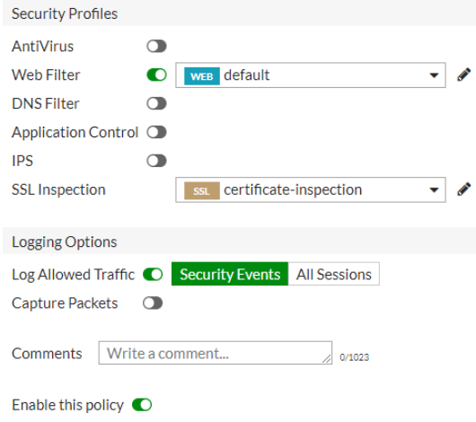 filtrado web transparente utilizando virtual wire pair 5