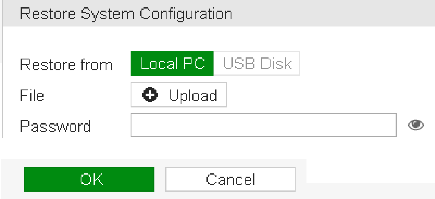 restauracion de configuracionde equipos fortigate 2