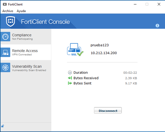 ssl vpn forticlient windows 10